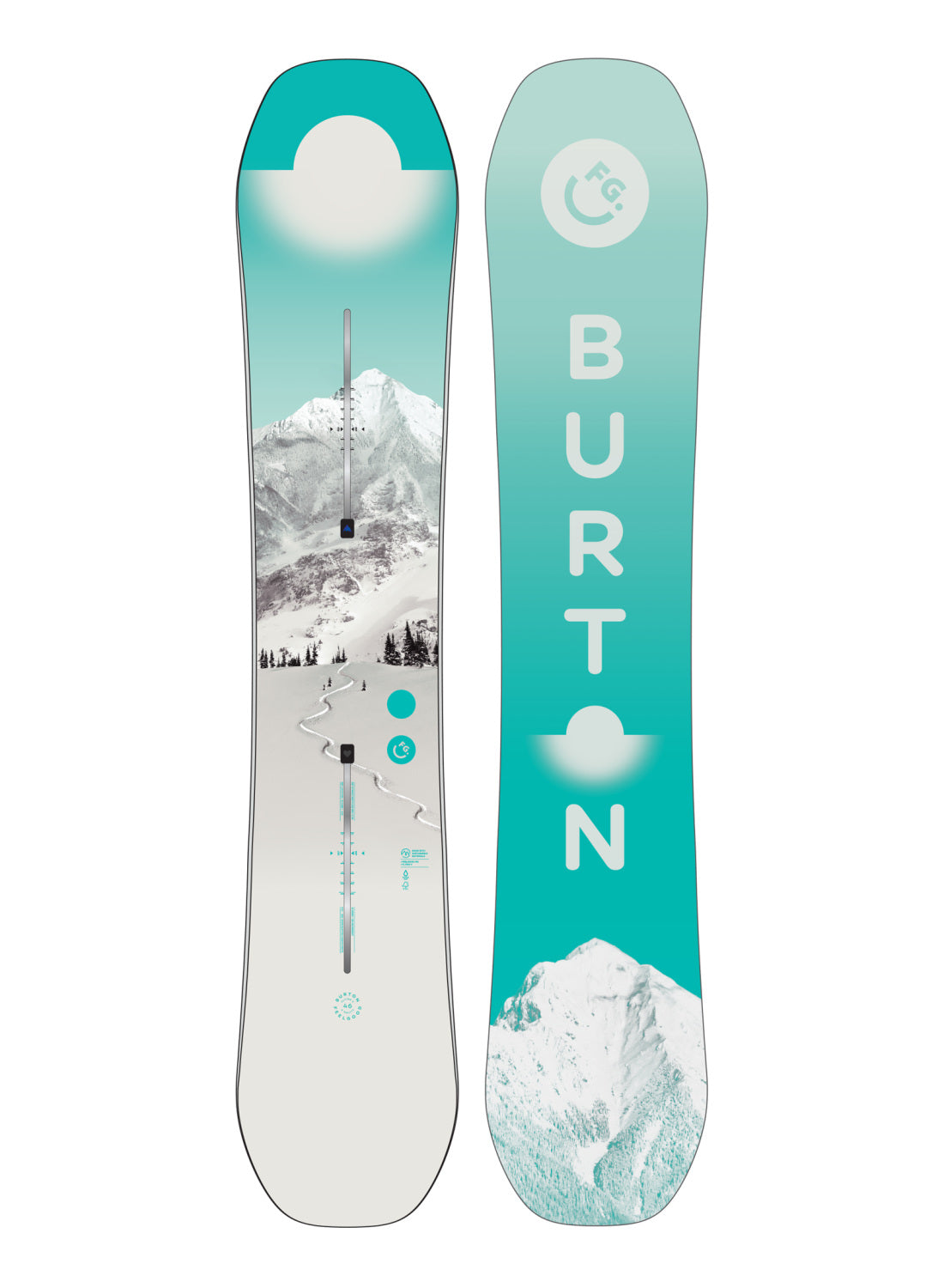 Women's Burton Feelgood Flying V Snowboard - First Tracks