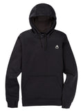 Women's Burton Oak Pullover Hoodie - True Black Heather '26 - Burton Pullover Hoodie Apparel