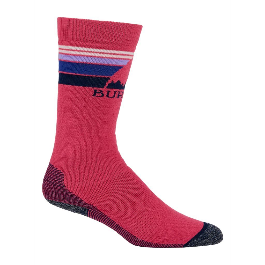 Kids' Burton Emblem Midweight Socks - Fuchsia Fusion - Burton Knee High