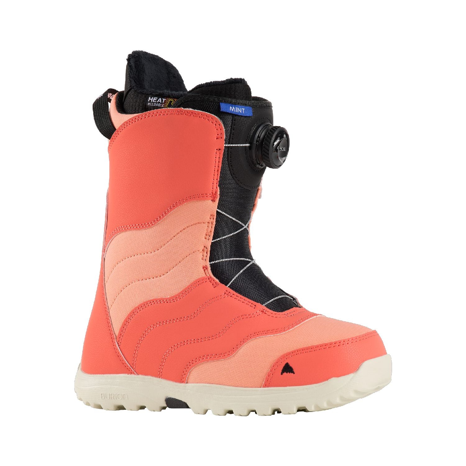 Women's Burton Mint BOA® Snowboard Boots - Peach Echo - Burton Boots Strap
