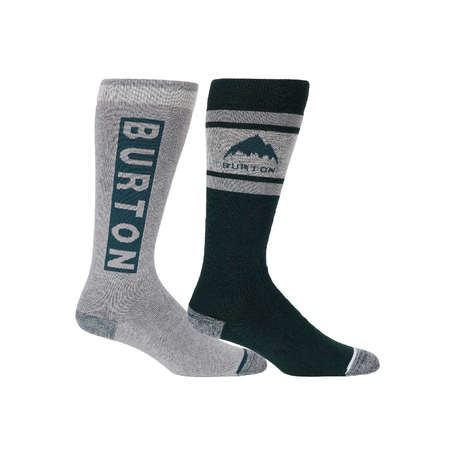 Women's Burton Weekend Midweight Socks (2 Pack) - Deep Emerald M\L - Burton Socks Sets