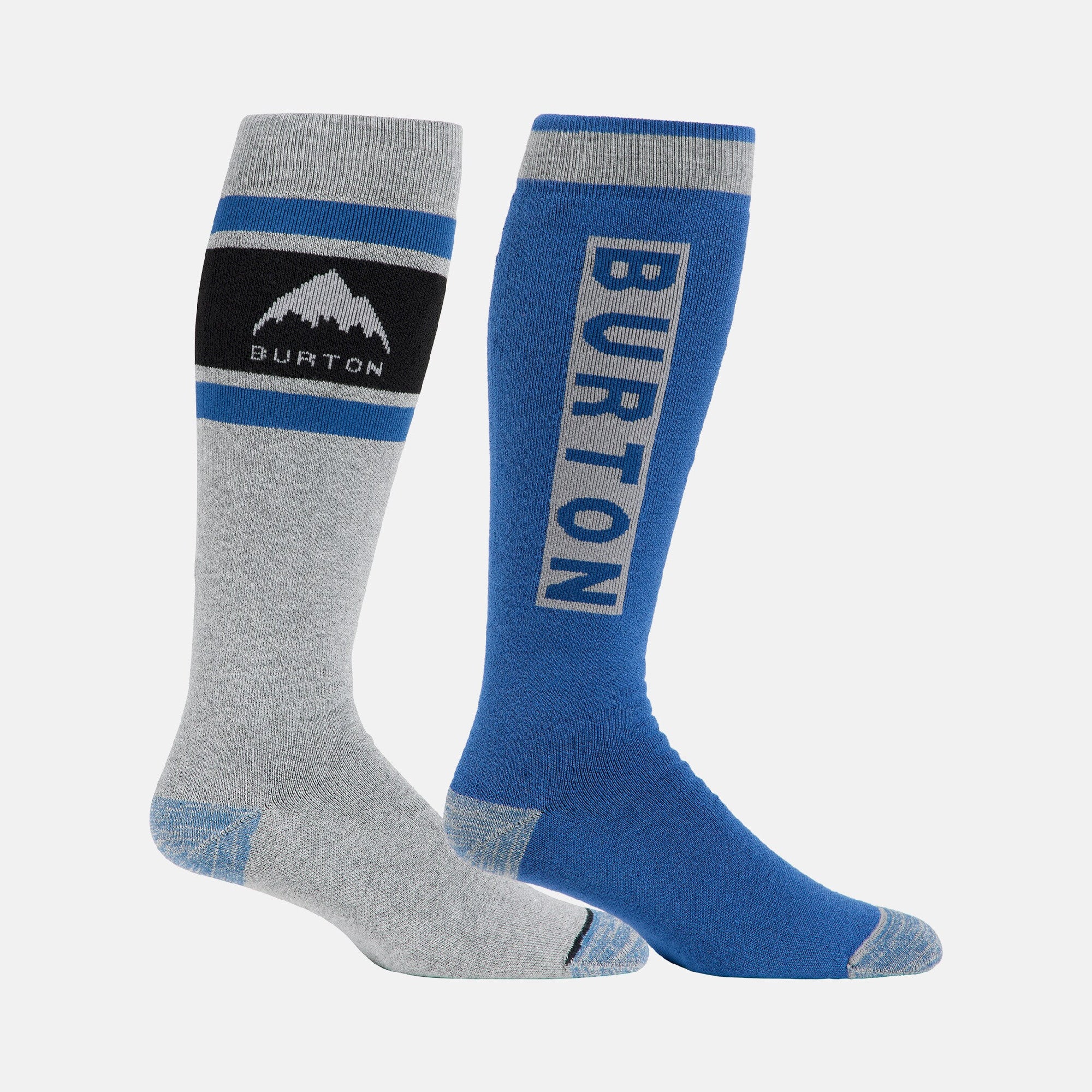Men's Burton Weekend Midweight Socks (2 Pack) - Gray Cloud - Burton Socks Sets