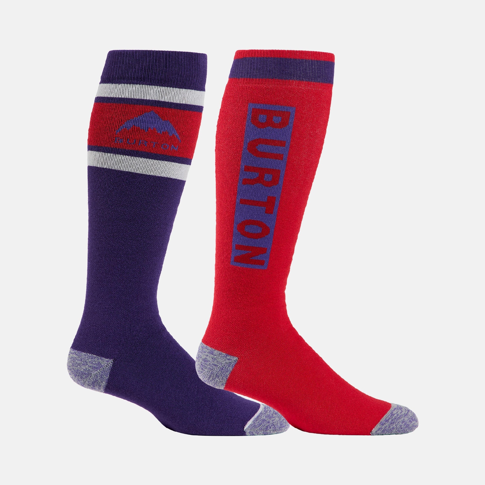 Men's Burton Weekend Midweight Socks (2 Pack) - Prism Violet - Burton Socks Sets