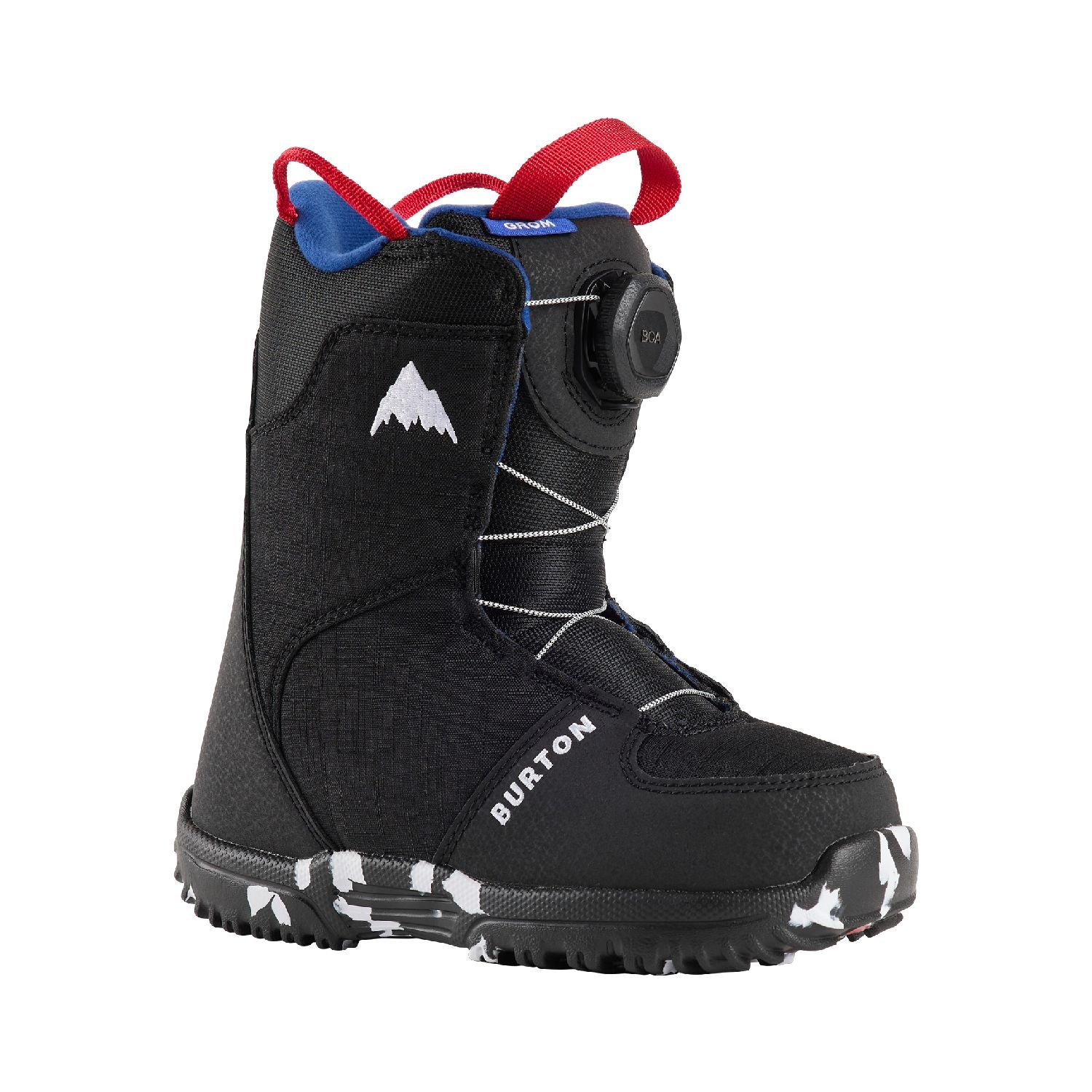 Kids' Burton Grom BOA® Snowboard Boots - Black - Burton Boots Strap