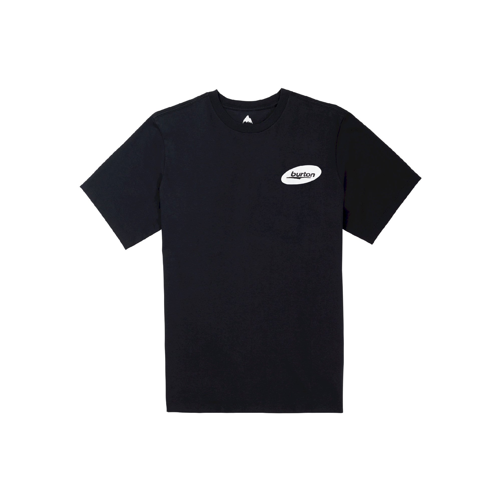 Burton Heavyweight Logo Short Sleeve T-Shirt - True Black S - Burton Ss Tee Apparel