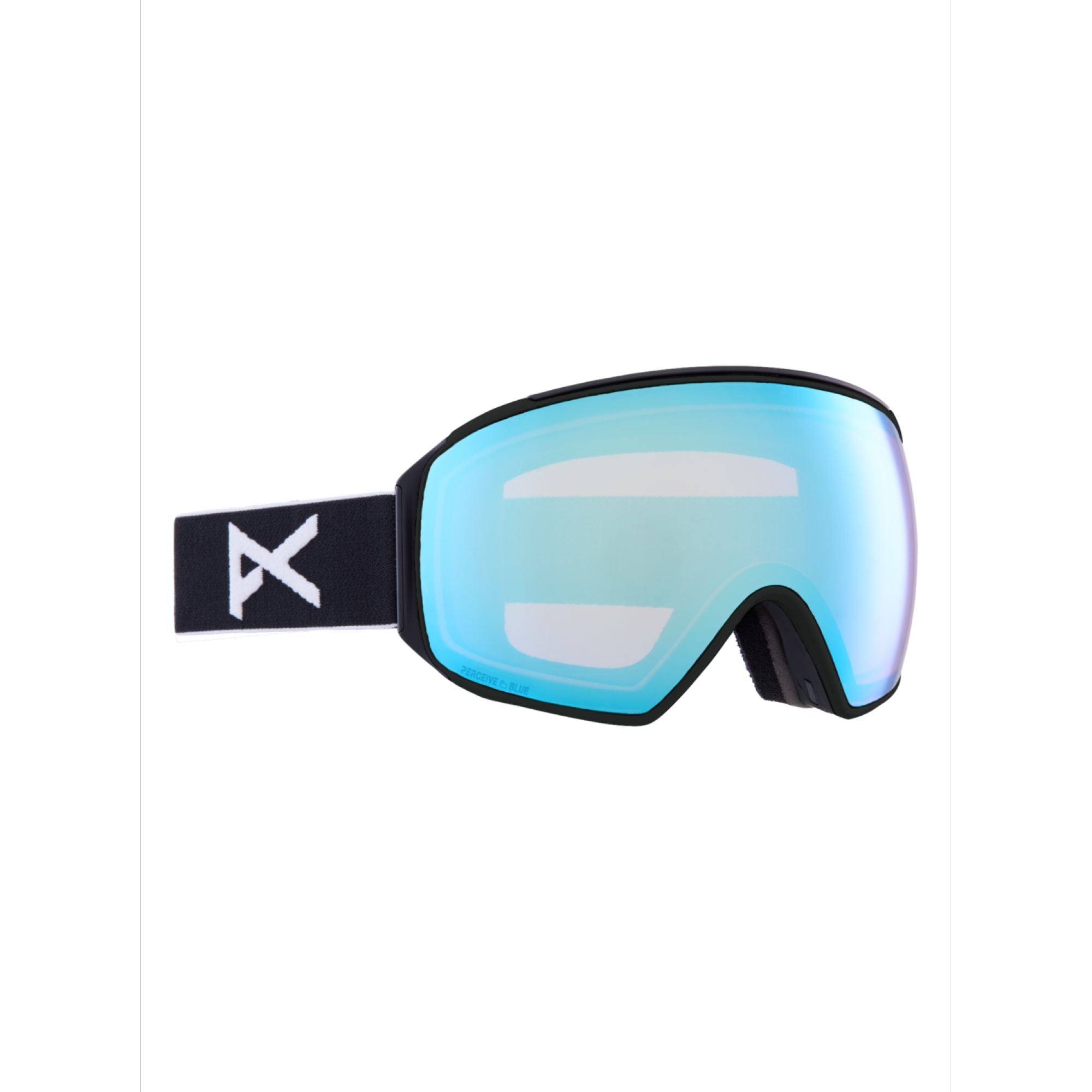 Anon M4 Goggles (Toric) + Bonus Perceive Lens + MFI® Face Mask - Black Perceive Variable Blue OS Regular - Anon Magnatech Goggle