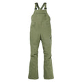 Women's Burton Avalon Stretch 2L Bib Pants - Short - Forest Moss M - Burton Snow Pants