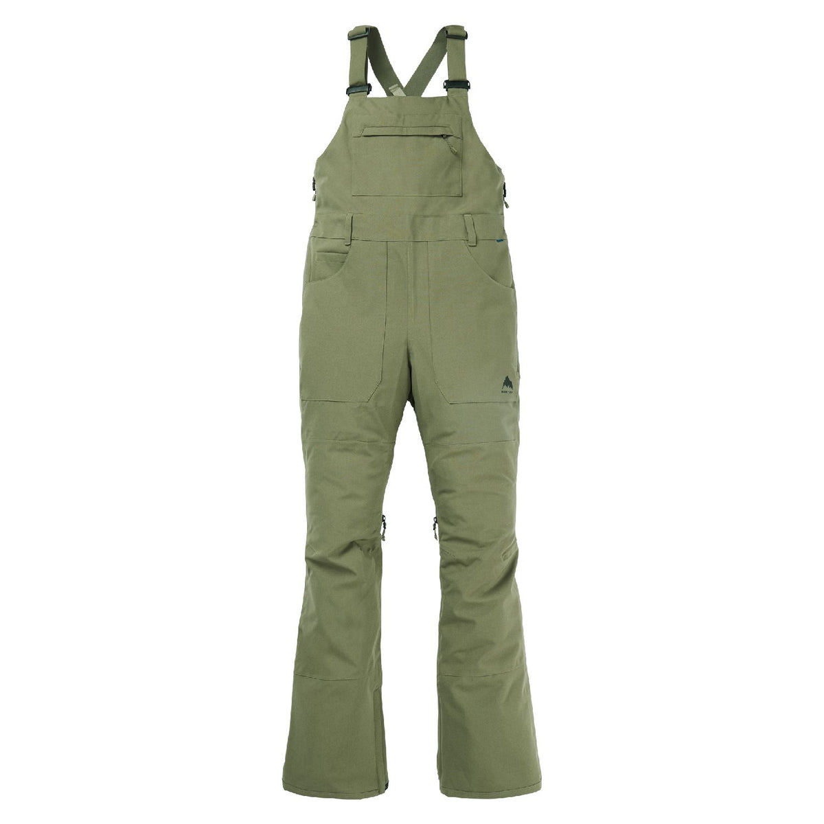 Women's Burton Avalon Stretch 2L Bib Pants - Short - Forest Moss - Burton Snow Pants