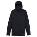 Mens Burton Midweight X Base Layer Long Neck Hoodie - True Black S - Burton Crew Neck Base