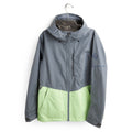 Womens Burton Gore Tex Multipath Shell Jacket - Folkstone Gray Paradise Green S - Burton Jacket Outerwear