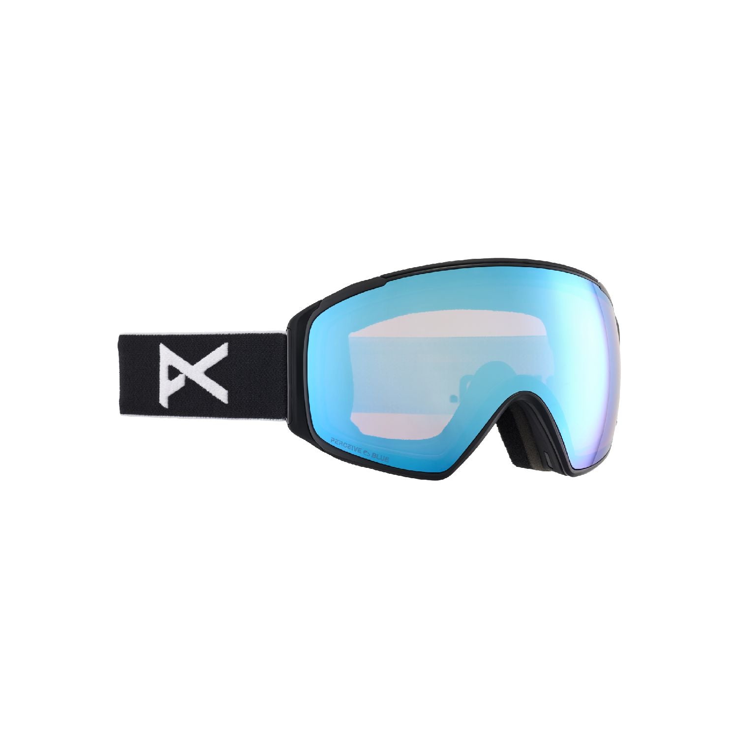 Anon M4S Goggles (Toric) + Bonus Lens + MFI® Face Mask - Black Perceive Variable Blue OS Regular - Anon Magnatech Goggle
