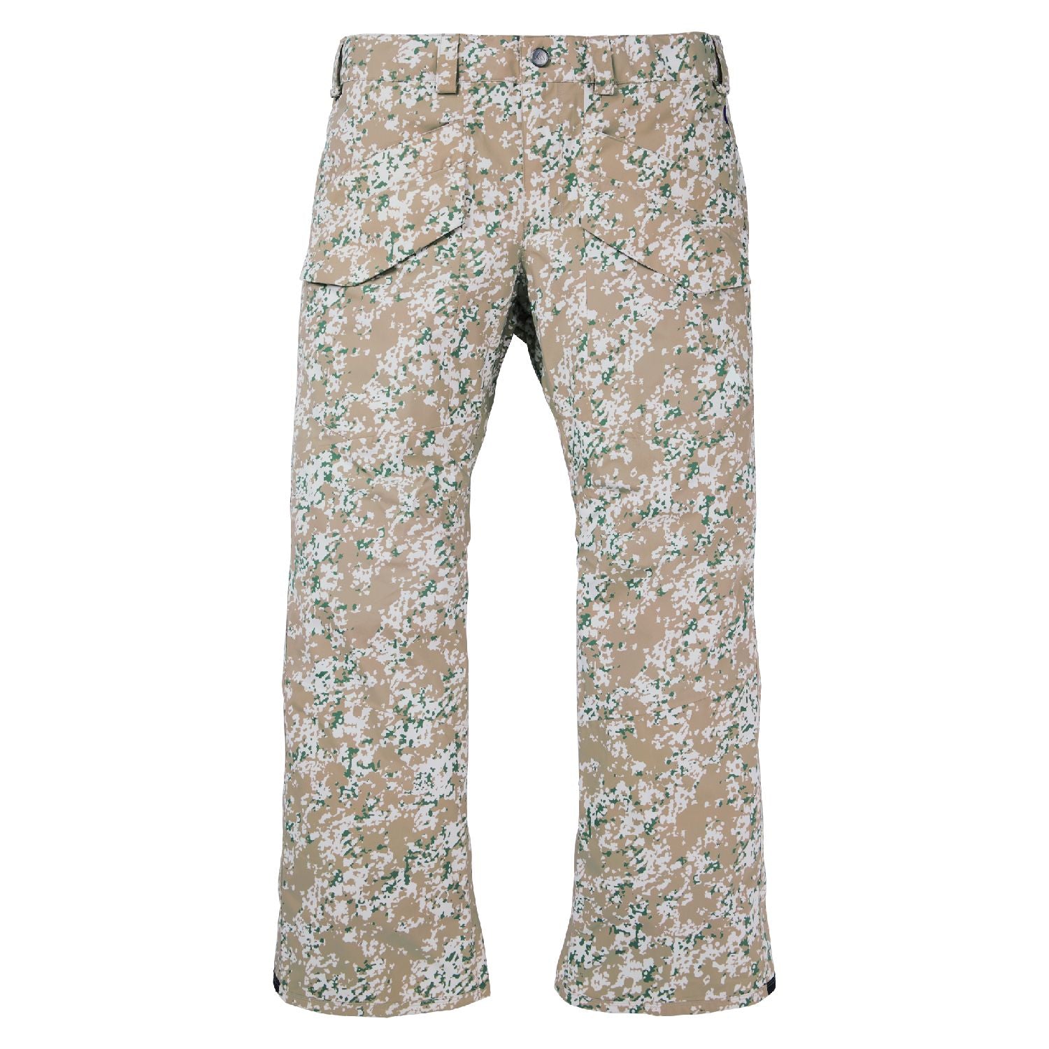 Mens Burton Covert 20 Insulated Pants - Snowfall Camo M - Burton Pants Outerwear