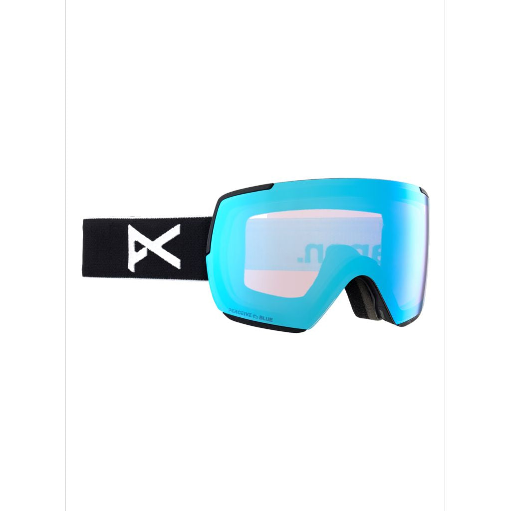 Anon M5S Low Bridge Snow Goggles - Black Perceive Variable Blue OS - Anon Magnatech Goggle