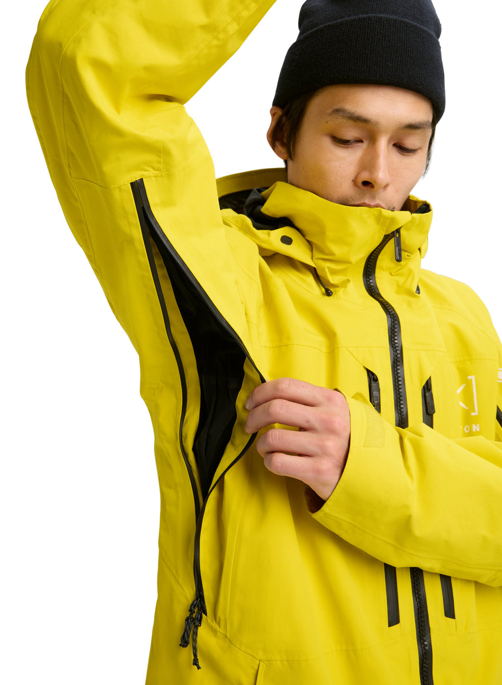 Men's Burton [ak] Swash GORE-TEX 2L Jacket - Atomic Yellow - Burton Jacket Outerwear - alternate view 7