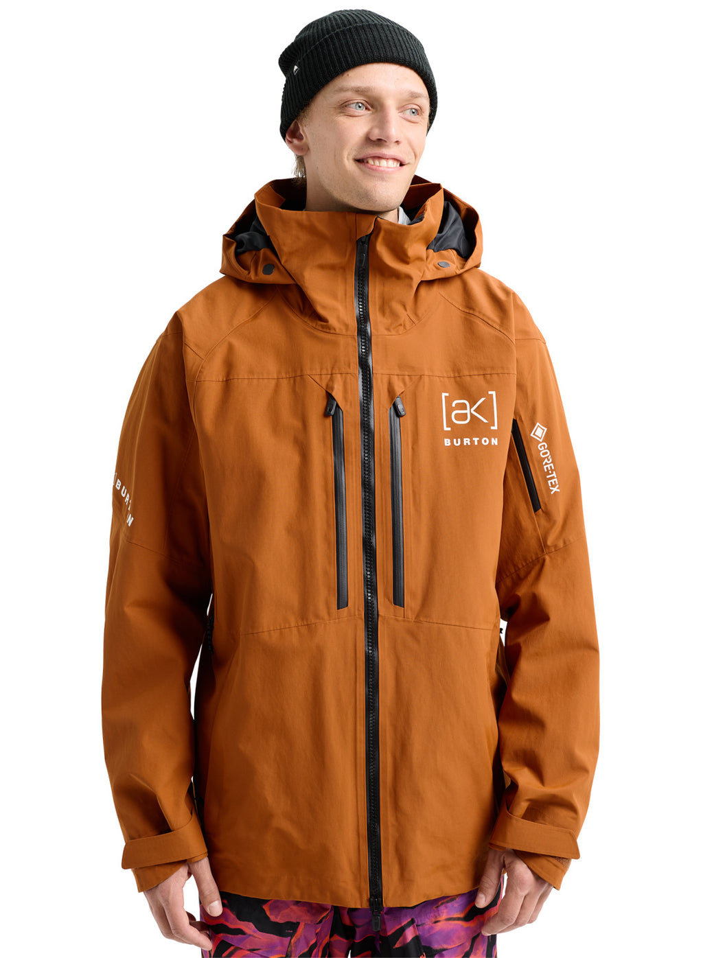 Men's Burton [ak] Swash GORE-TEX 2L Jacket - Chestnut Brown - Burton Jacket Outerwear - alternate view 3