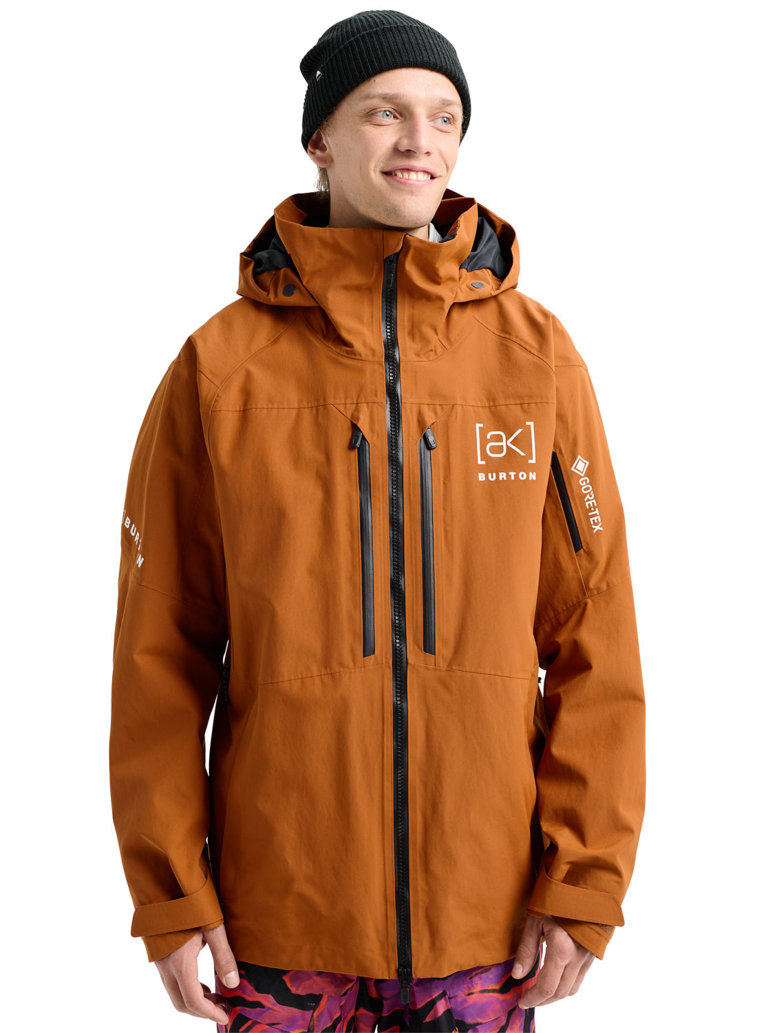 Men's Burton [ak] Swash GORE-TEX 2L Jacket - Chestnut Brown - Burton Jacket Outerwear - alternate view 3