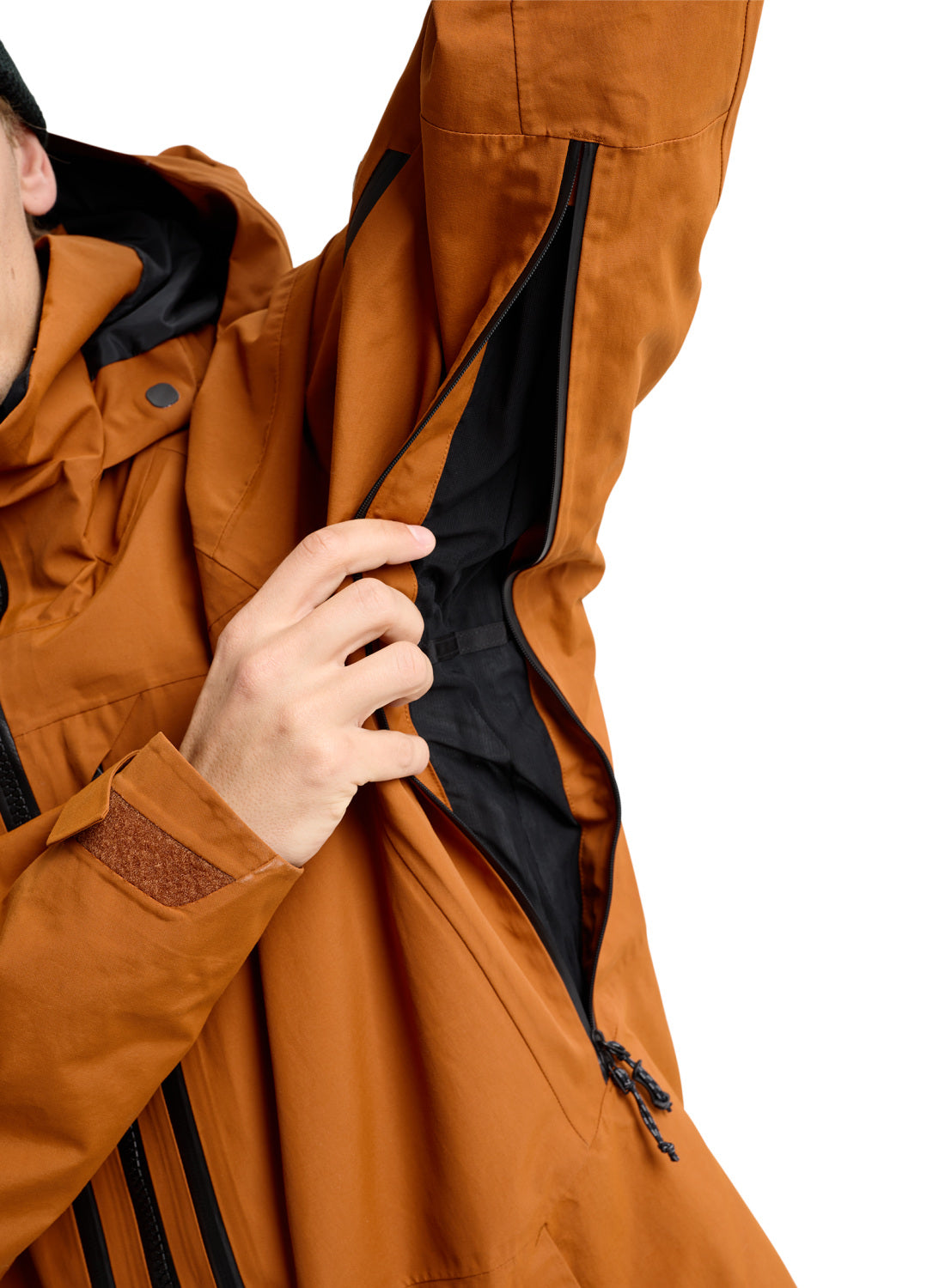 Men's Burton [ak] Swash GORE-TEX 2L Jacket - Chestnut Brown - Burton Jacket Outerwear - alternate view 7