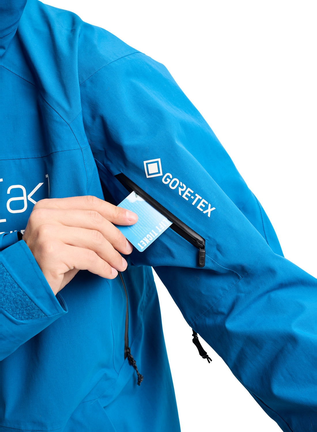 Men's Burton [ak] Cyclic GORE-TEX 2L Jacket - Blue Teal - Burton Jacket Outerwear - alternate view 6