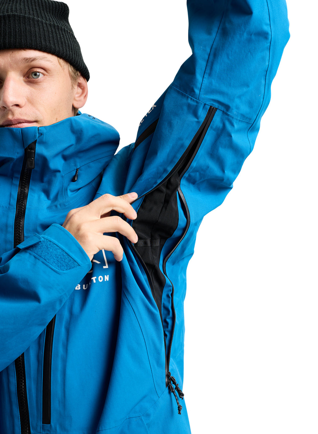 Men's Burton [ak] Cyclic GORE-TEX 2L Jacket - Blue Teal - Burton Jacket Outerwear - alternate view 8