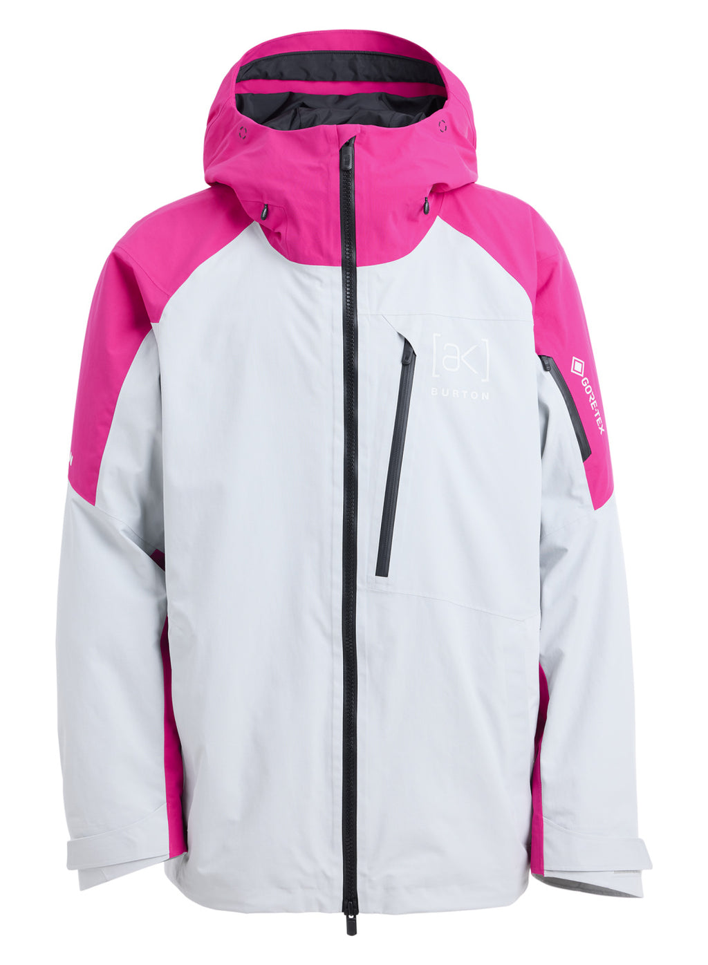 Men's Burton [ak] Cyclic GORE-TEX 2L Jacket - Very Berry / Gray Cloud - Burton Jacket Outerwear