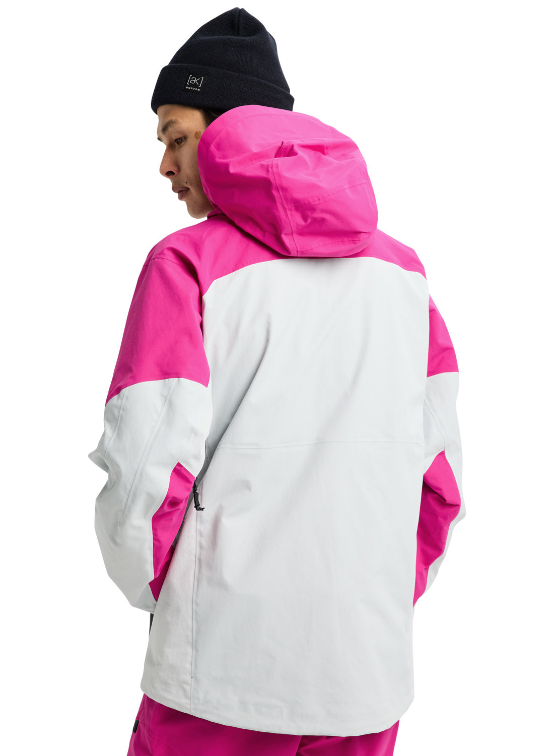 Men's Burton [ak] Cyclic GORE-TEX 2L Jacket - Very Berry / Gray Cloud - Burton Jacket Outerwear - alternate view 4