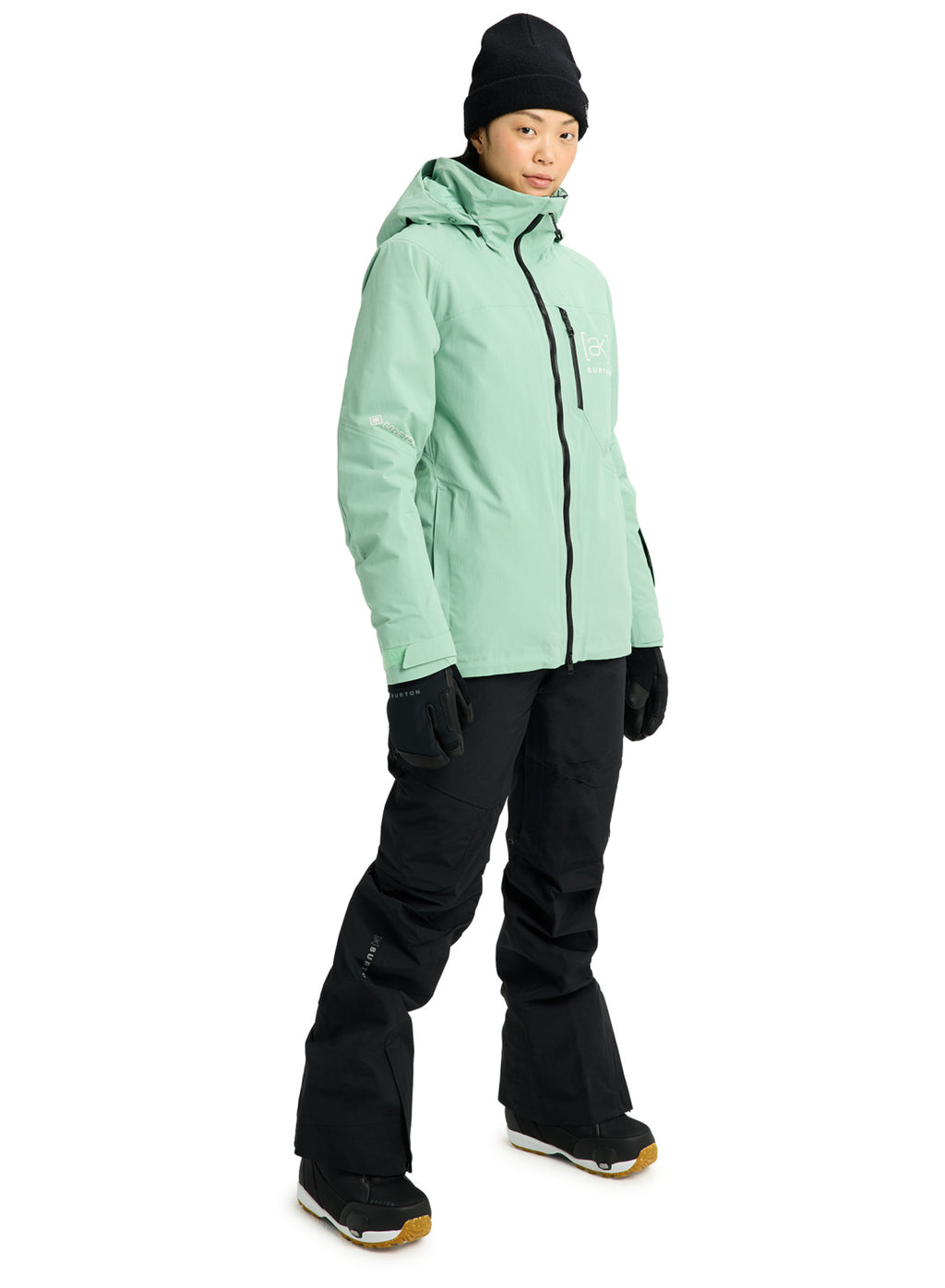 Women's Burton [ak] Embark GORE-TEX 2L Jacket - Soft Sage - Burton Jacket Outerwear - alternate view 2