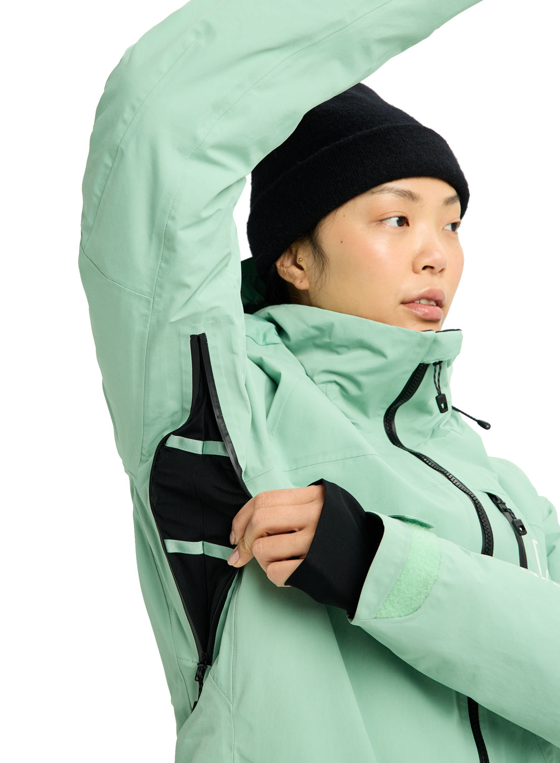 Women's Burton [ak] Embark GORE-TEX 2L Jacket - Soft Sage - Burton Jacket Outerwear - alternate view 7