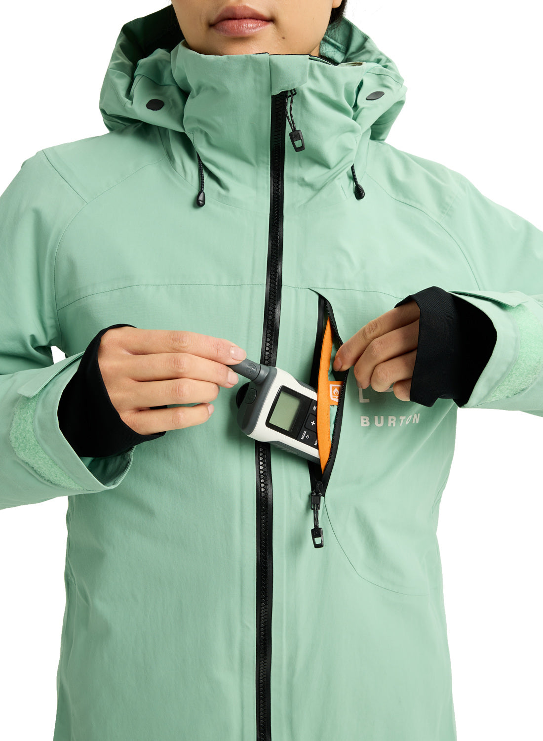 Women's Burton [ak] Embark GORE-TEX 2L Jacket - Soft Sage - Burton Jacket Outerwear - alternate view 8