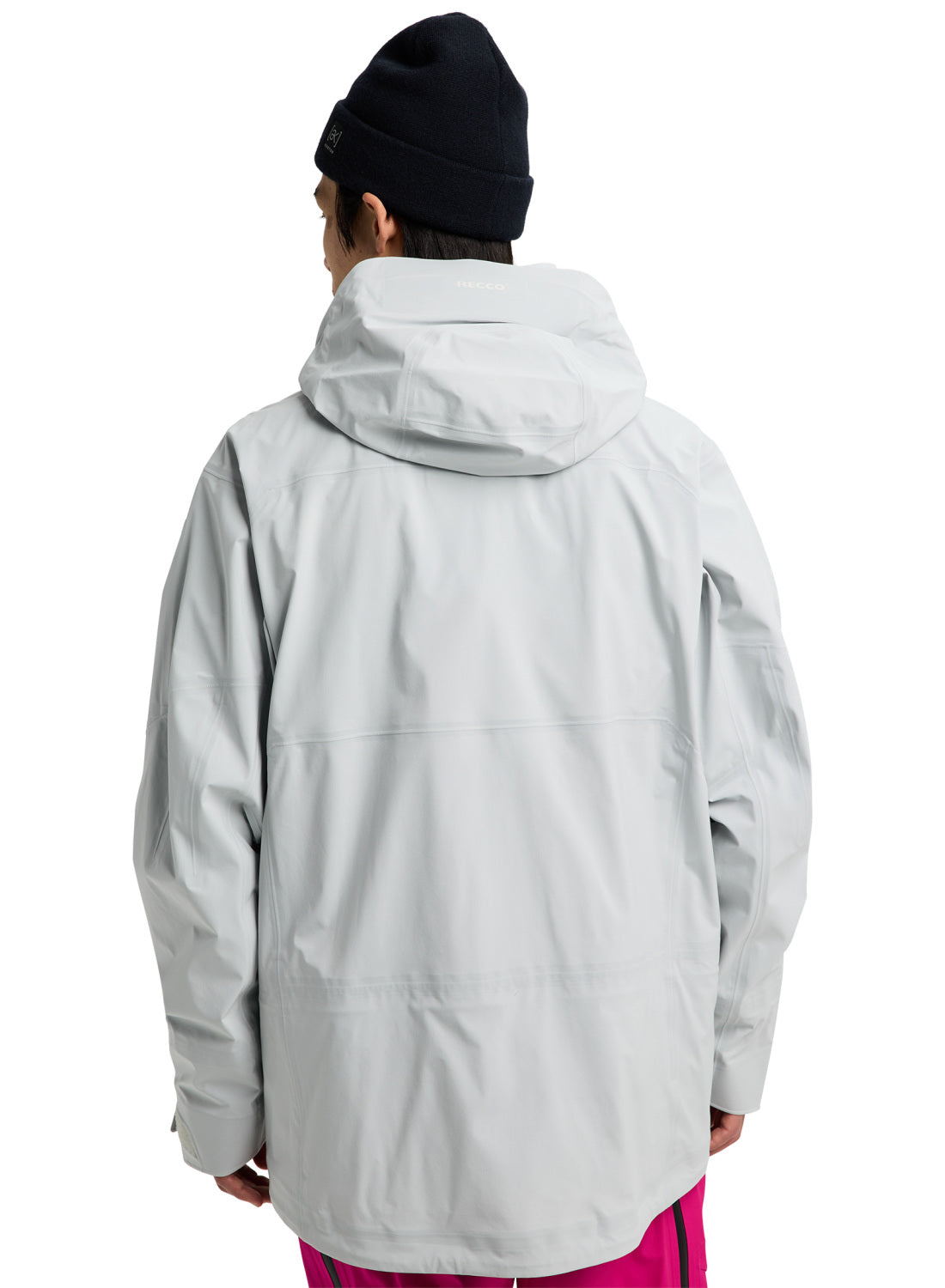 Men's Burton [ak] Hover GORE-TEX C-Knit 3L Stretch Jacket - Gray Cloud - Burton Jacket Outerwear - alternate view 4