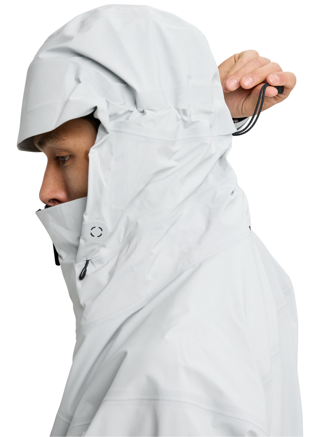 Men's Burton [ak] Hover GORE-TEX C-Knit 3L Stretch Jacket - Gray Cloud - Burton Jacket Outerwear - alternate view 5