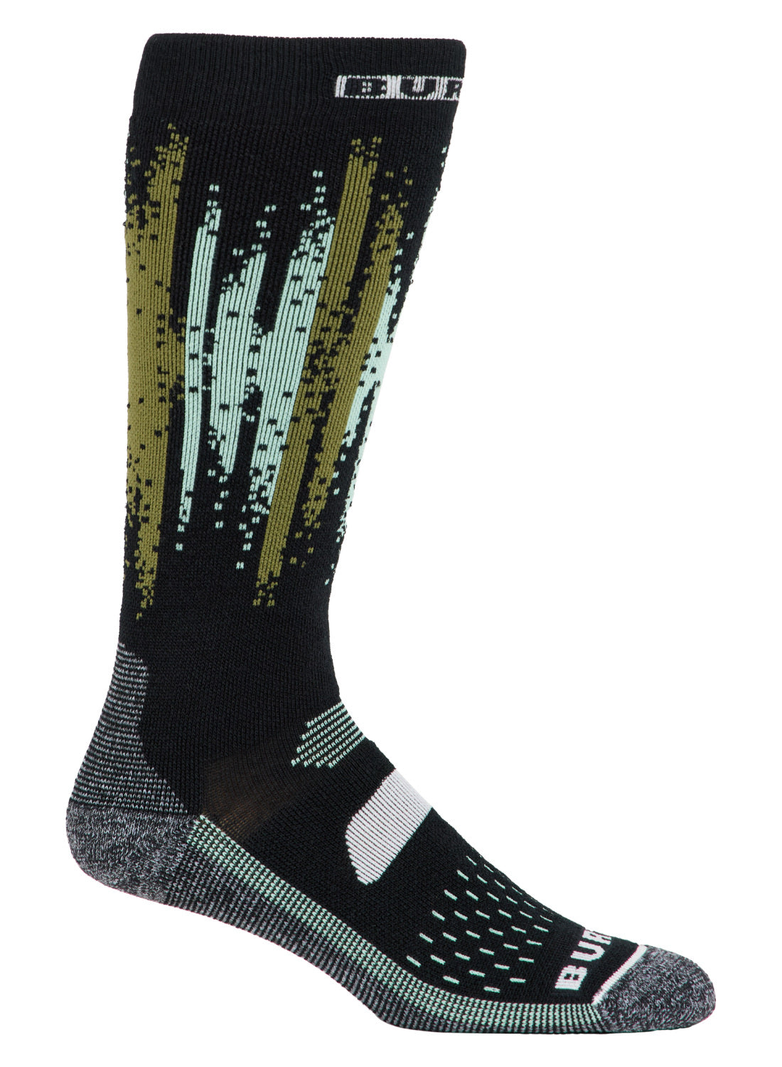 Women's Burton Performance Midweight Socks - Soft Sage Stripe