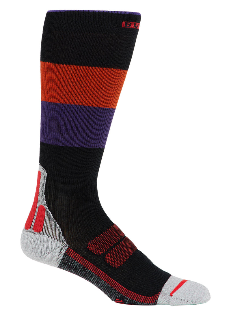 Women's Burton Performance + Ultralight Compression Socks - Prism Violet Fiesta Red
