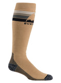 Men's Burton Midweight Emblem Socks - Summit Taupe - Burton Knee High