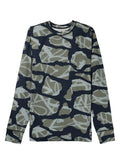 Men's Burton Midweight Base Layer Crewneck - Graffiti Camo - Burton Crew Neck Base