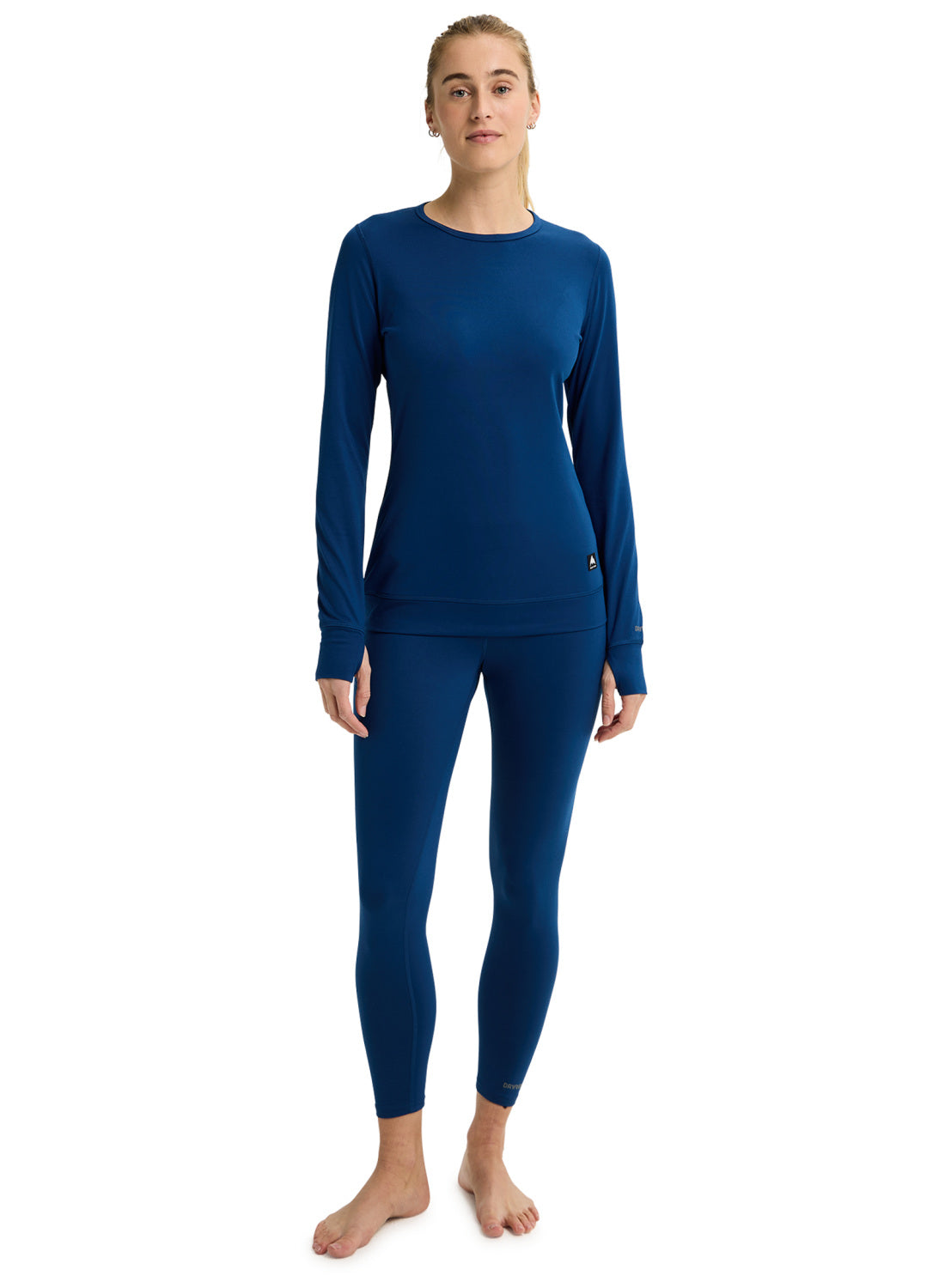 Women's Burton Midweight Base Layer Crewneck - Nightfall - Burton Crew Neck Base - alternate view 2