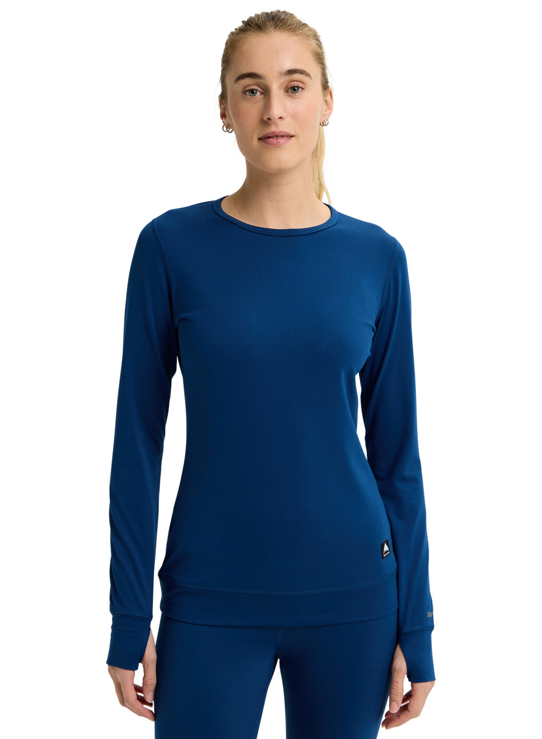 Women's Burton Midweight Base Layer Crewneck - Nightfall - Burton Crew Neck Base - alternate view 3