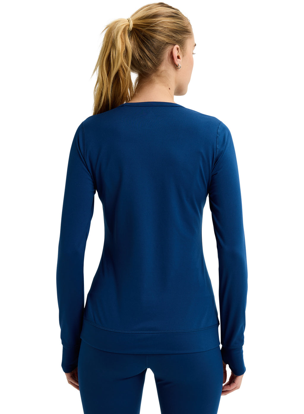 Women's Burton Midweight Base Layer Crewneck - Nightfall - Burton Crew Neck Base - alternate view 4