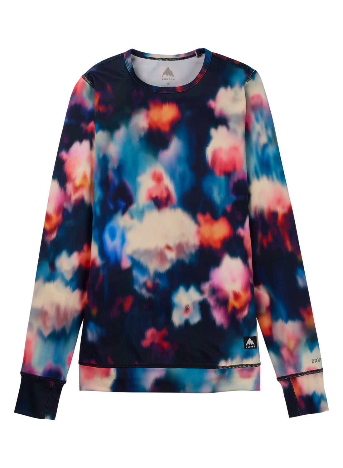 Women's Burton Midweight Base Layer Crewneck - Floral Blur