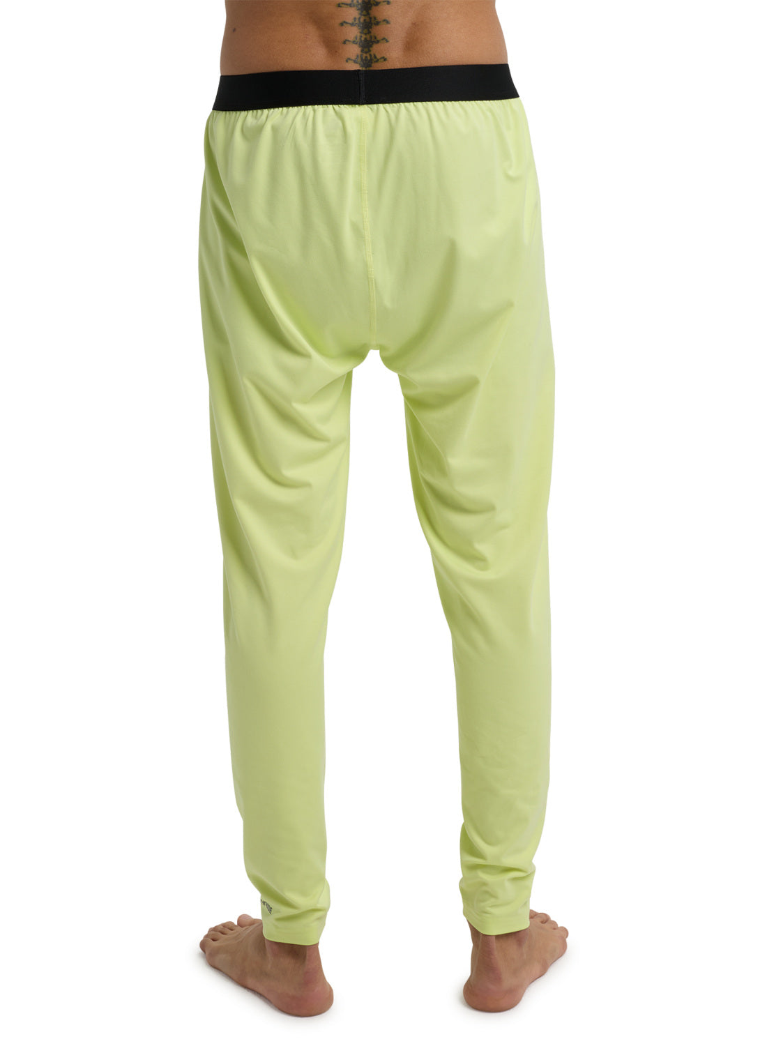 Men's Burton Midweight Base Layer Pants - Glow Yellow Green - Burton Pants Base - alternate view 4