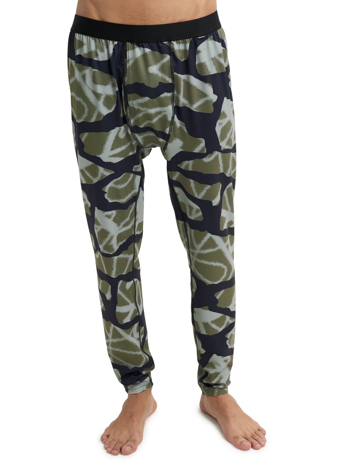 Men's Burton Midweight Base Layer Pants - Graffiti Camo - Burton Pants Base - alternate view 3