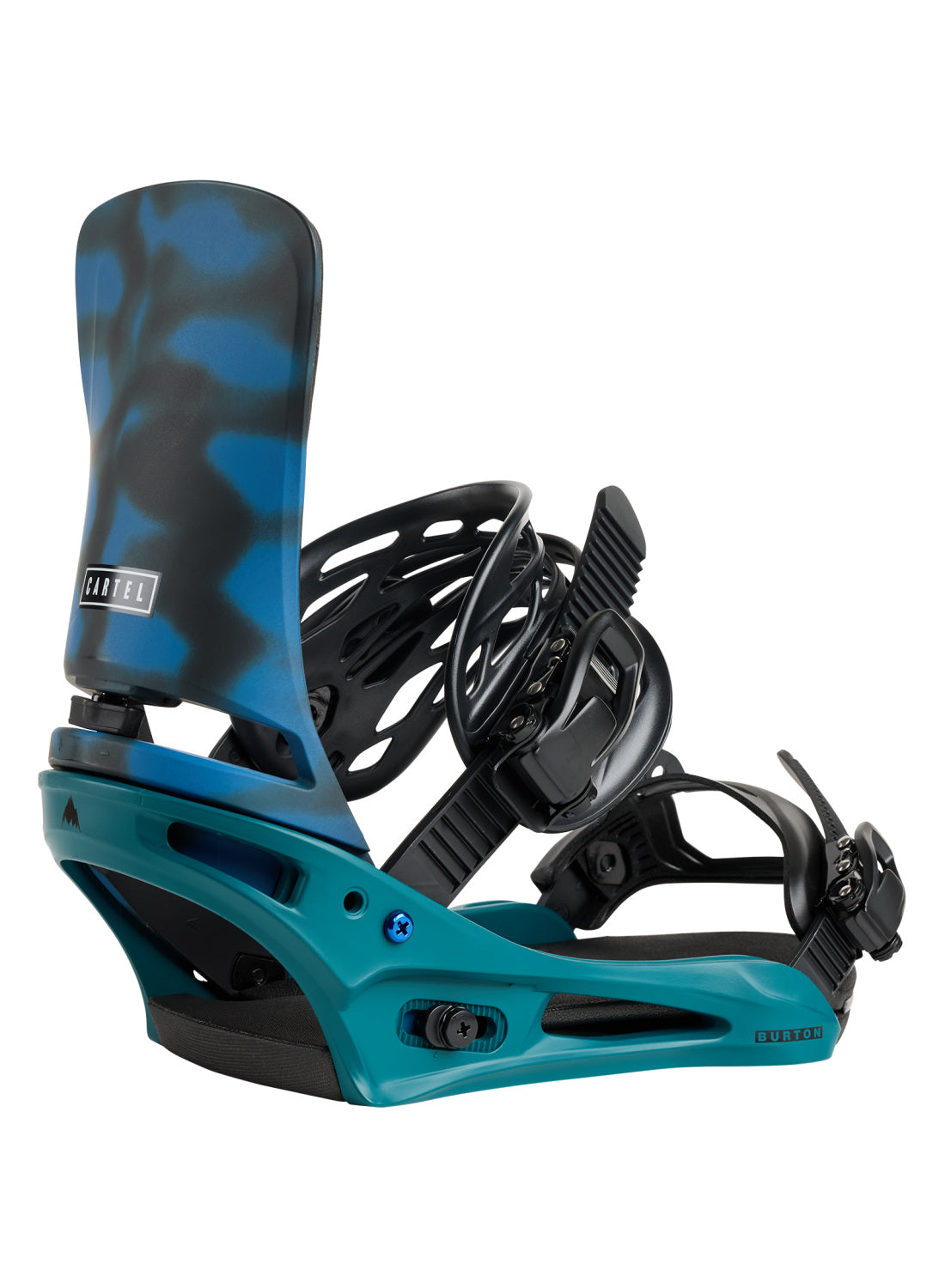 Men's Burton Cartel Re:Flex Snowboard Bindings - Evergreen Shatter