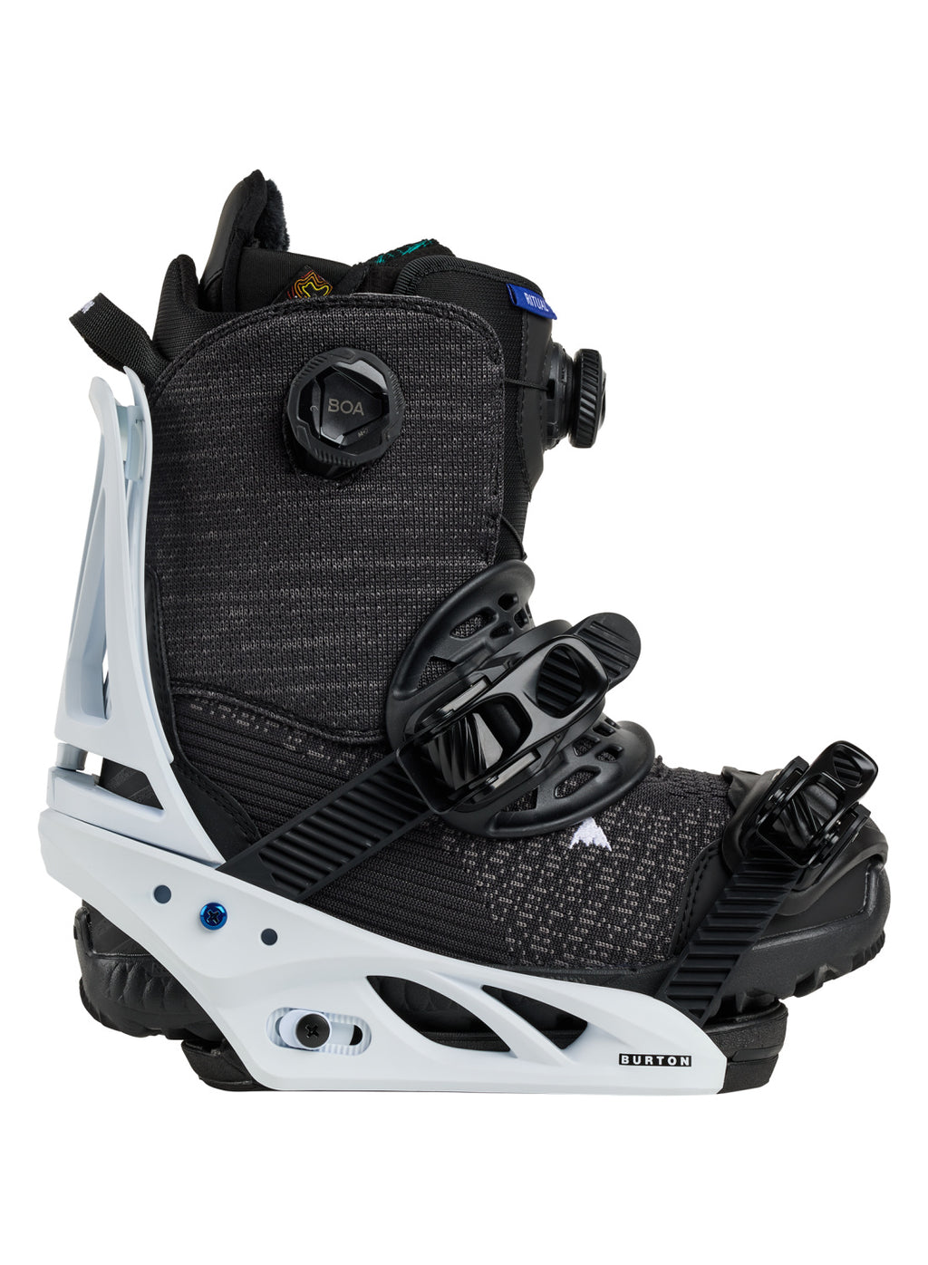 Women's Burton Escapade Re:Flex Snowboard Bindings - White - Burton Bindings Strap - alternate view 5