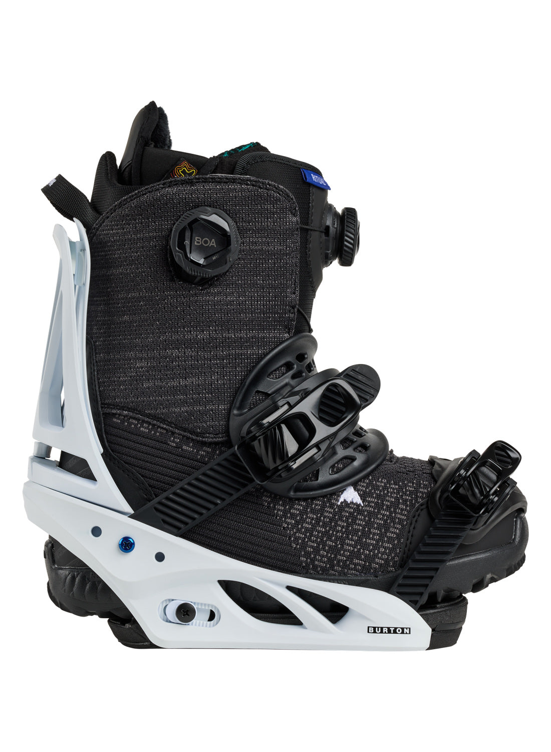 Women's Burton Escapade Re:Flex Snowboard Bindings - White - Burton Bindings Strap - alternate view 5