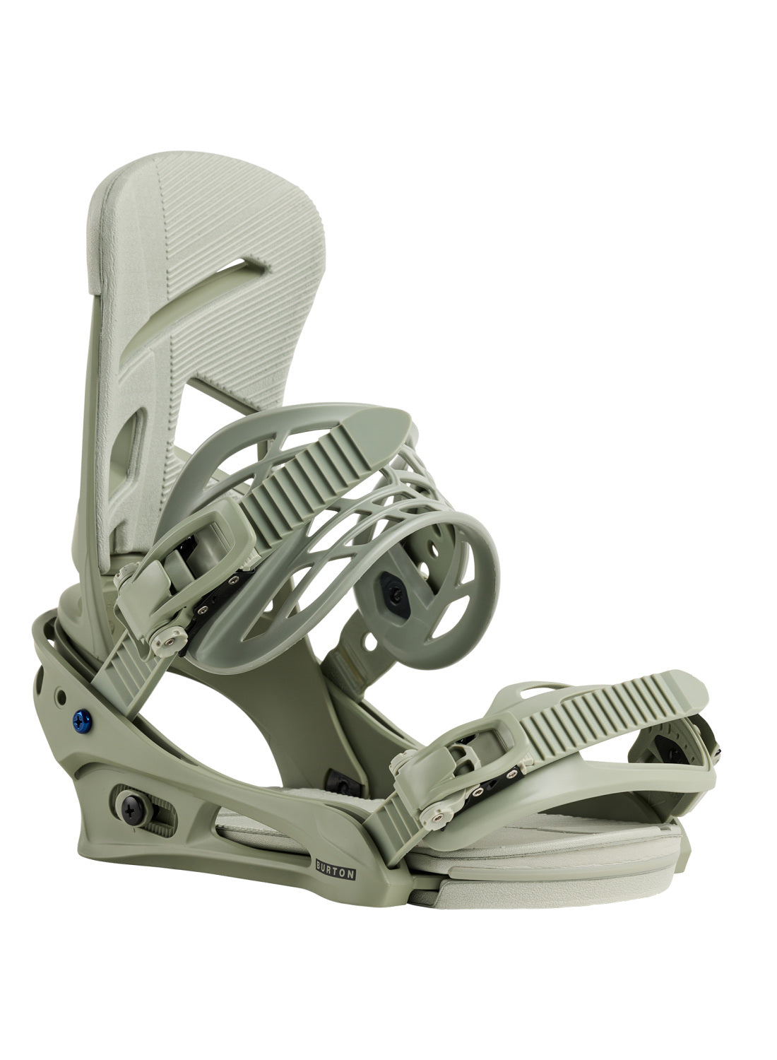Men's Burton Mission Re:Flex Snowboard Bindings - Talc Green - Burton Bindings Strap - alternate view 2
