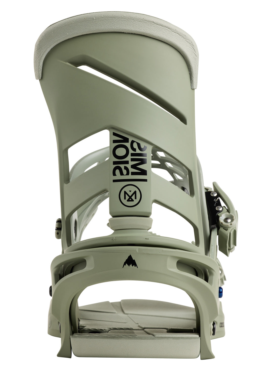 Men's Burton Mission Re:Flex Snowboard Bindings - Talc Green - Burton Bindings Strap - alternate view 3