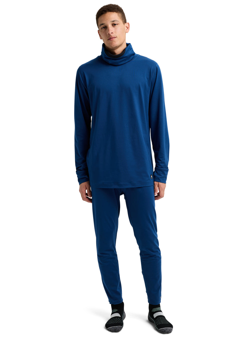 Men's Burton Midweight Base Layer Long Neck Shirt - Nightfall - Burton Crew Neck Base - alternate view 2