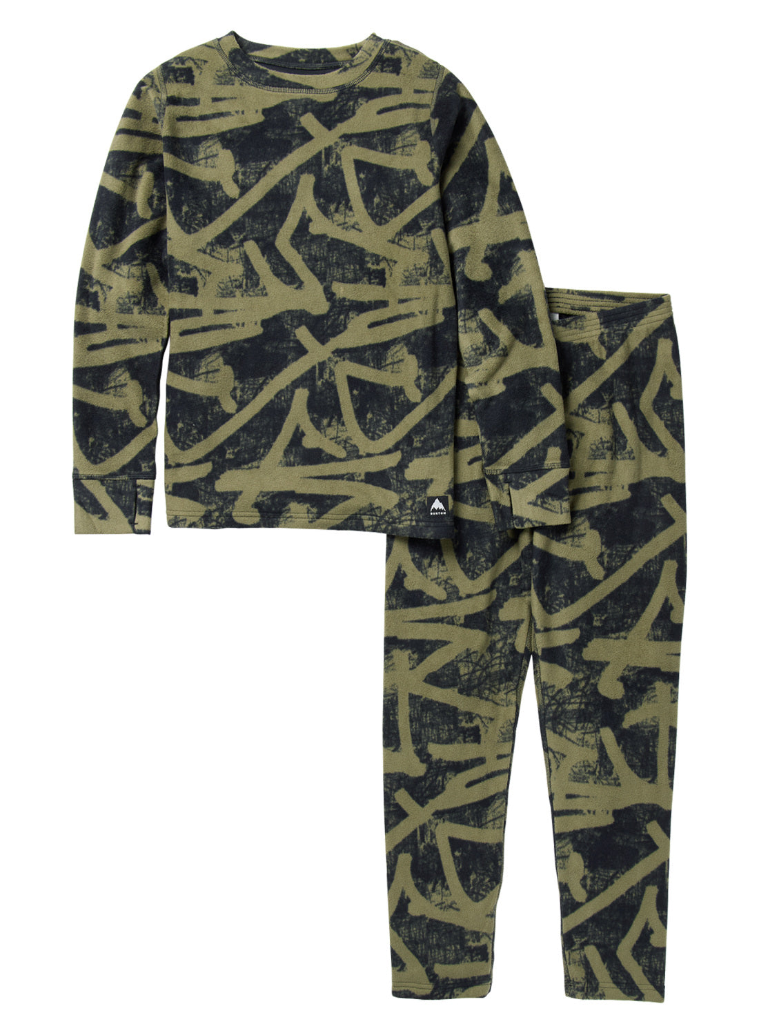 Kids' Burton Fleece Base Layer Set - Forest City Streets