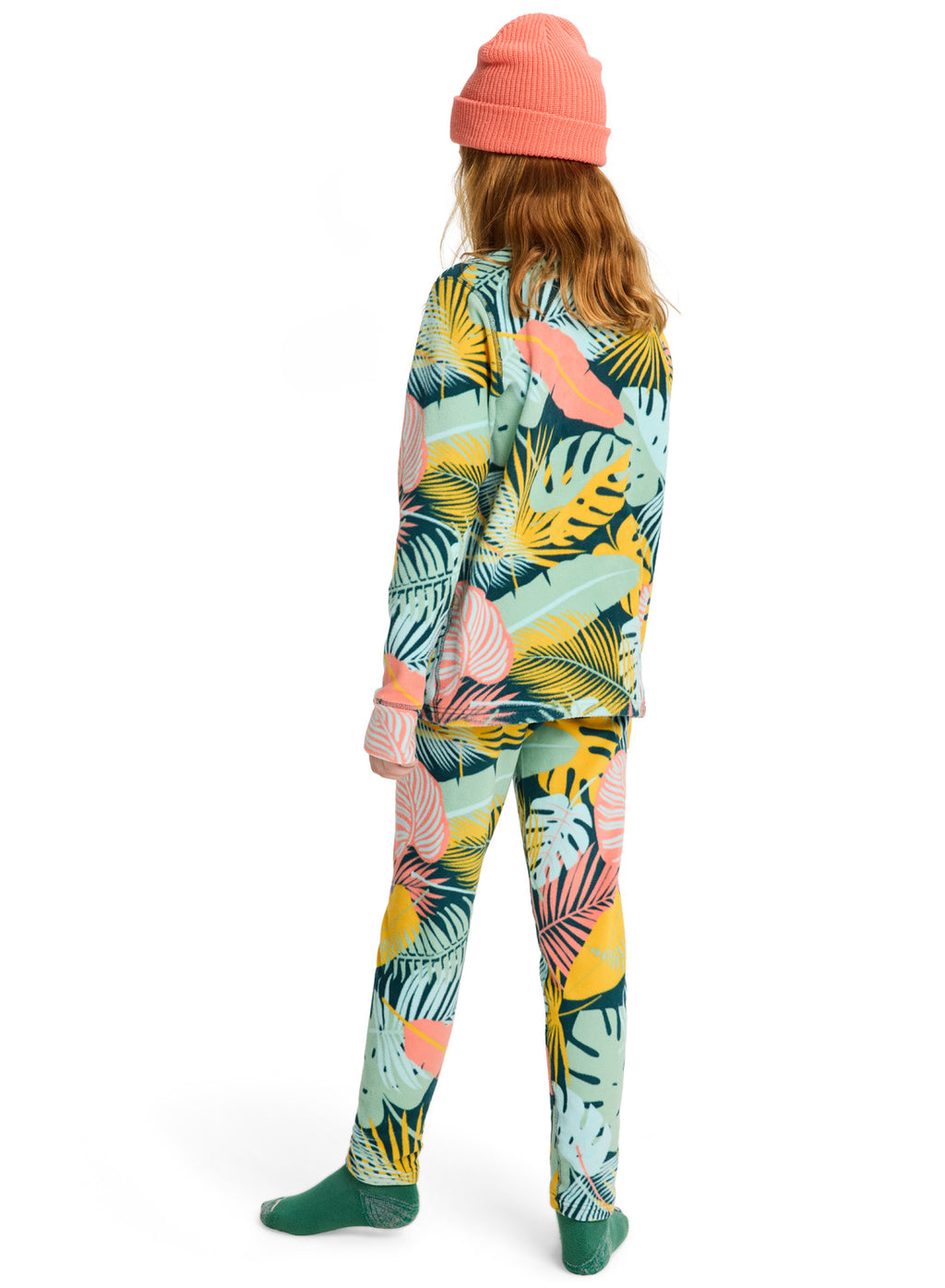 Kids' Burton Fleece Base Layer Set - Oversized Tropical - Burton Sets Base - alternate view 4