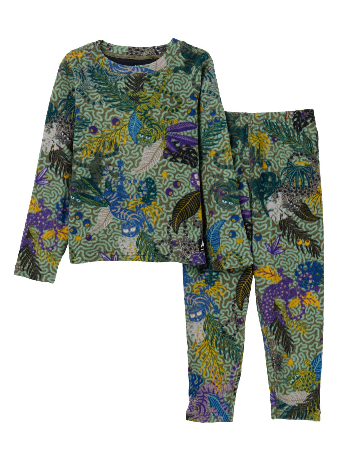 Toddlers' Burton Fleece Base Layer Set - Jungle Cats