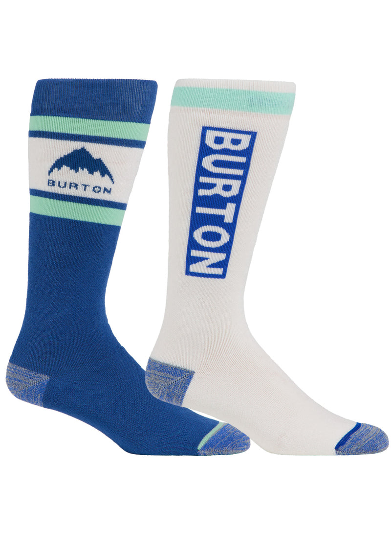 Women's Burton Weekend Midweight Socks (2 Pack) - Jake Blue Light Teal - Burton Socks Sets
